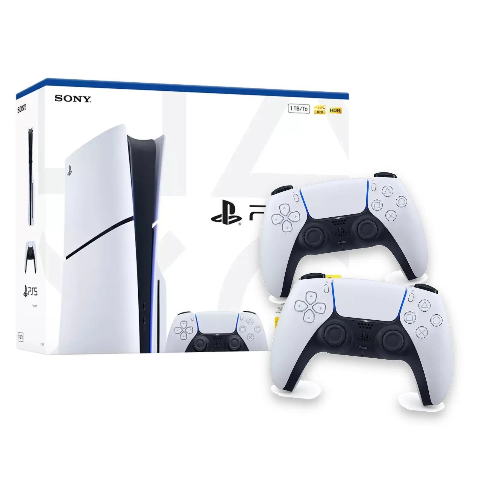 Pack PS5 Slim + 2 manettes