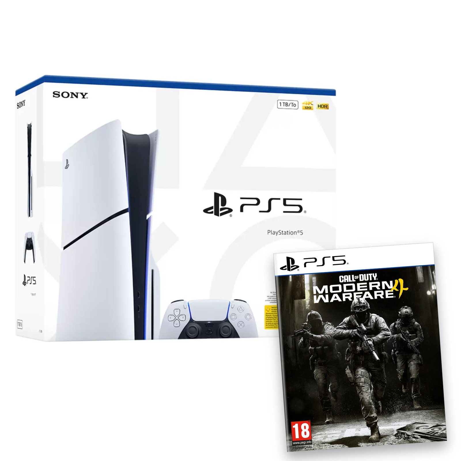 Pack PS5 Slim + Call of Duty MW4